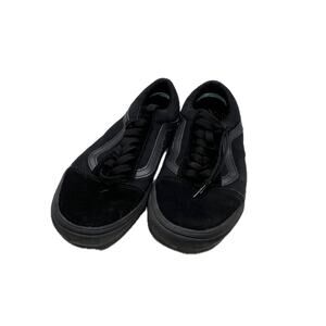 VANS Black Suede Shoes Mens 8 Style 721356